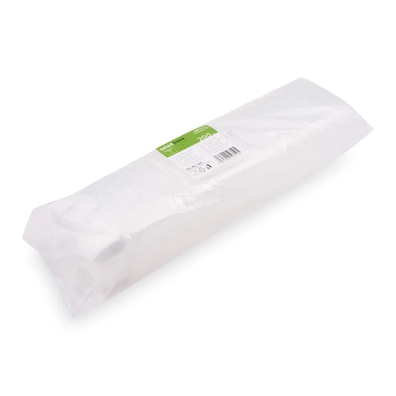 Miska hranatá průhledná 200 ml (PP) [100 ks] (77320)