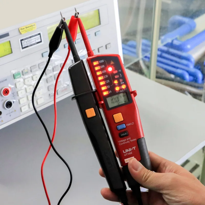 Skúšačka napätia Uni-T UT18E od 6 V do 1000 V MIE0464