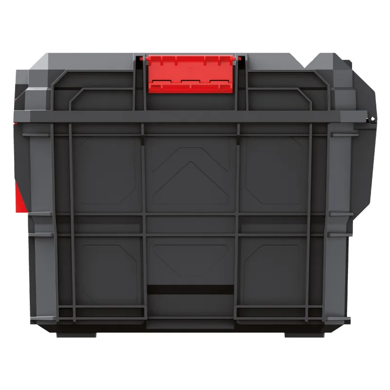 Kistenberg Kufor na náradie X BLOCK TECH čierny 546x380x307 2 hliníkové lišty v kryte KXB604030G-S411