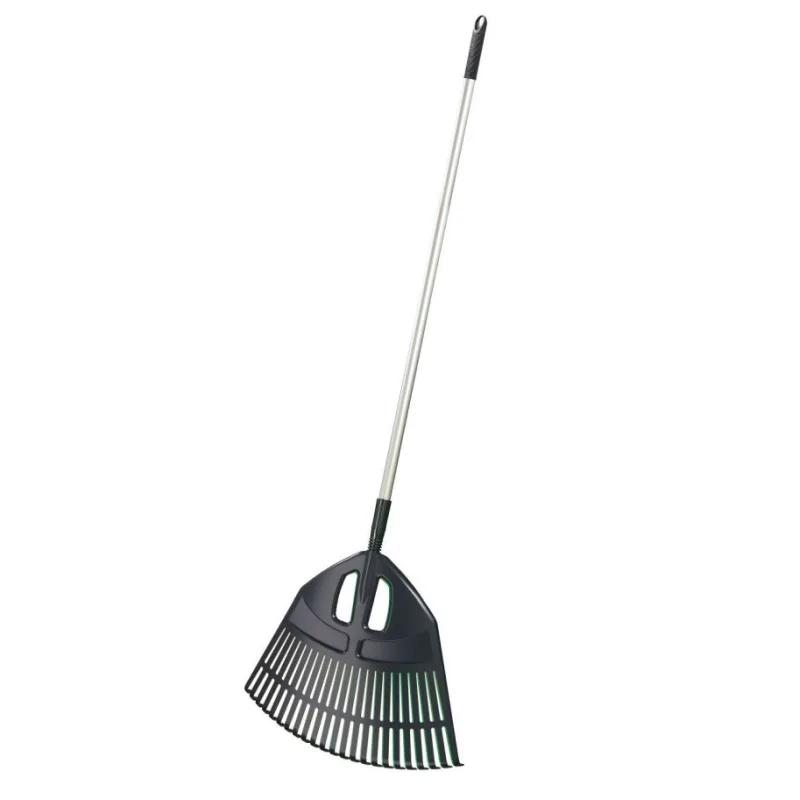 Prosperplast s.r.o. Hrable na lístie a trávu EXPERT ALU antracit, kovová násada 195cm IGR3A-S433