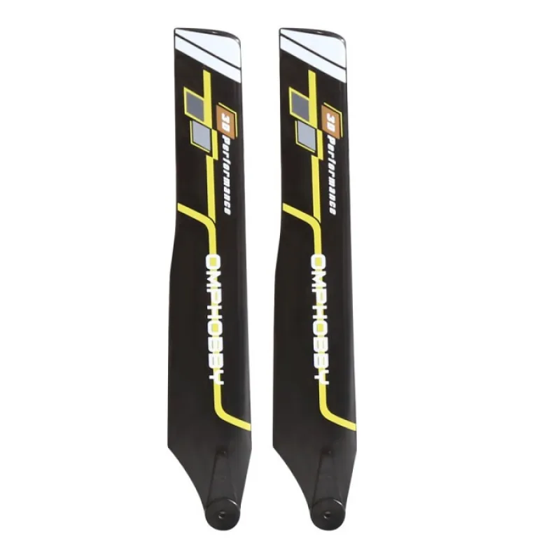 OMP hlavní listy M1 EVO 125 mm (tvrdé)-Racing Yellow