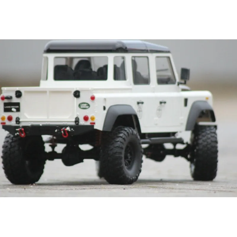 Land Rover Defender D110 4WD 1:8, bílá, 2,4 GHz, LED