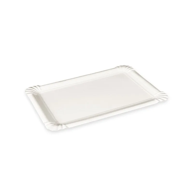 Papírové tácky 13 x 20 cm (100% celulóza) [250 ks] (71104)