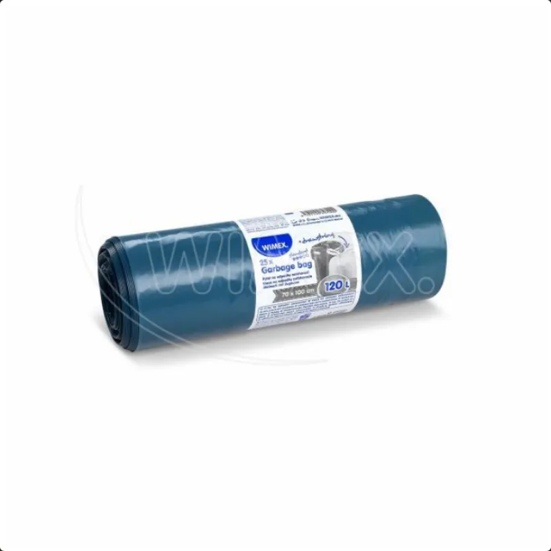 Pytle na odpadky 120 l zatahovací modré 70 x 100 cm (Typ 60) [25 ks] (69700)