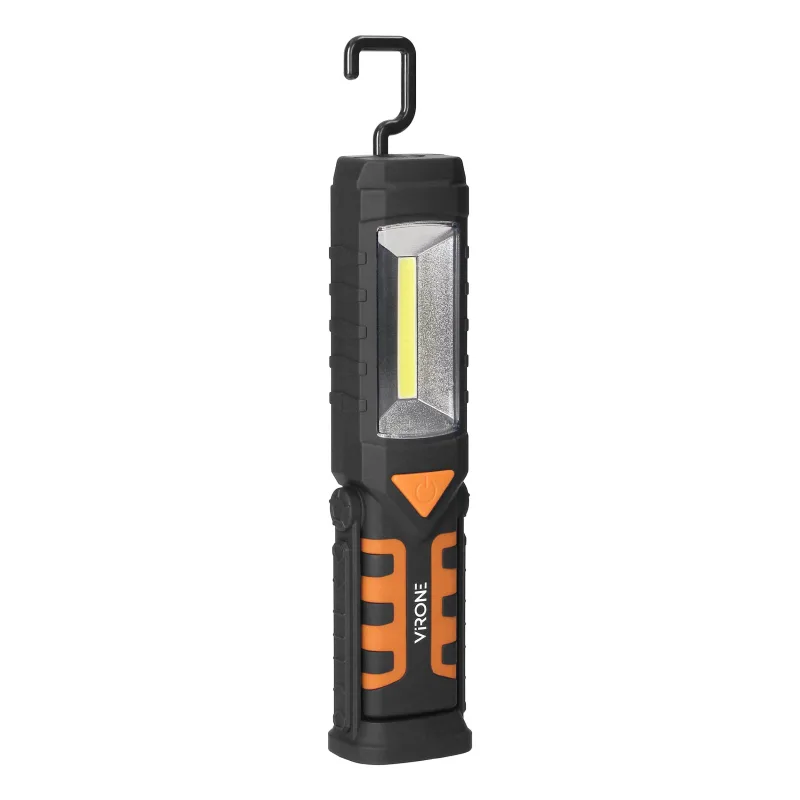 VIRONE Dobíjacie LED COB pracovné svetlo 3W+1W LED 1200mAh s powerbankou WL-4