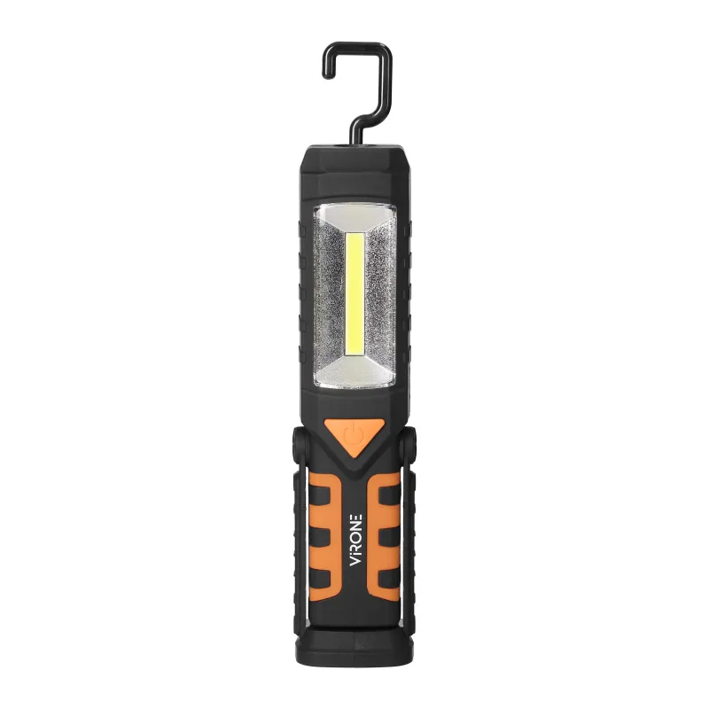 VIRONE Dobíjacie LED COB pracovné svetlo 3W+1W LED 1200mAh s powerbankou WL-4