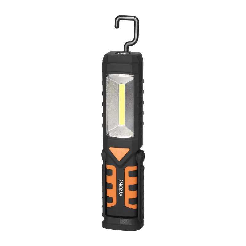 VIRONE Dobíjacie LED COB pracovné svetlo 3W+1W LED 1200mAh s powerbankou WL-4