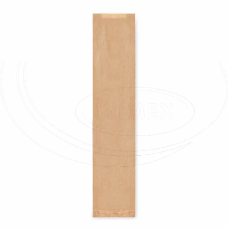 Svačinové papírové sáčky hnědé - bagety (12+5 x 59 cm) [1000 ks] (70900)