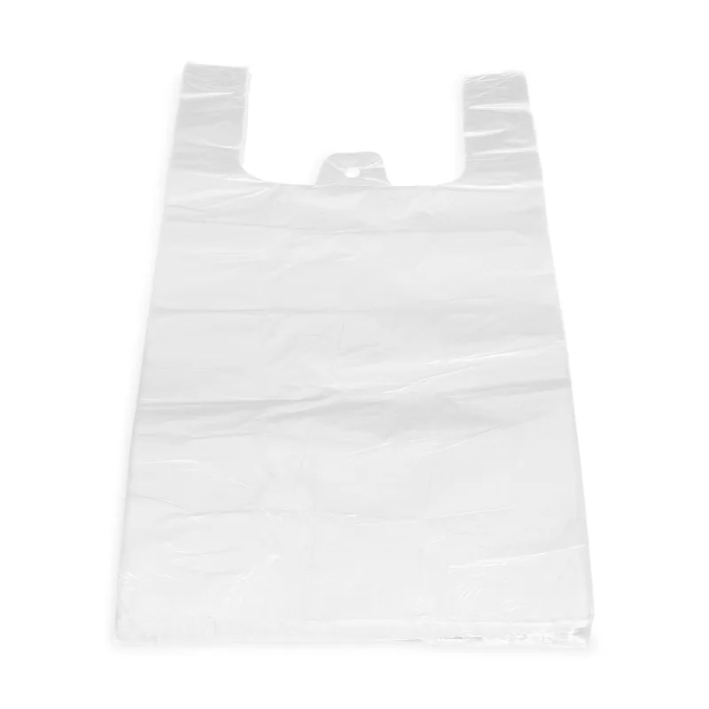 Tašky 10 kg (HDPE) bílé 30+18 x 55 cm [100 ks] (68411 - 11N)