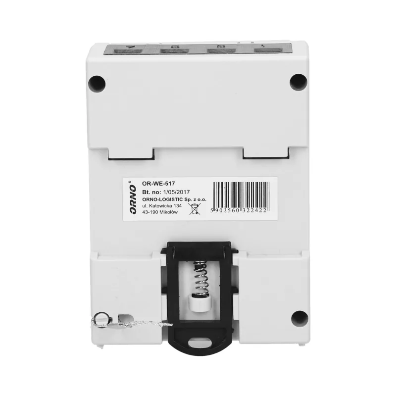 Elektromer trojfázový na DIN lištu ORNO OR-WE-517 80A MID RS-485 Modbus 4 tarif