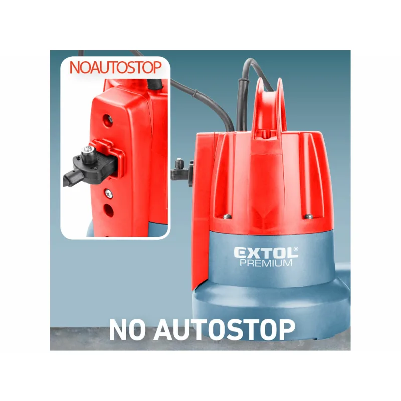 Čerpadlo ponorné bazénové 400W, max. 8000l/h, výtlak 7m, EXTOL PREMIUM