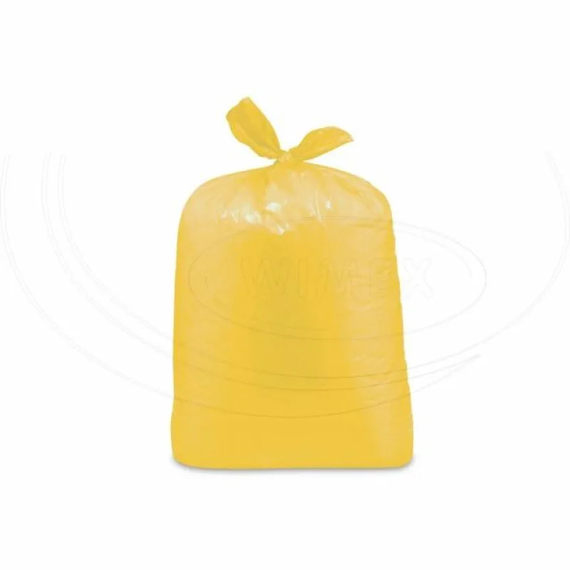 Pytle na odpadky 120 l žluté 70 x 110 cm (Typ 60) [25 ks] (69765)
