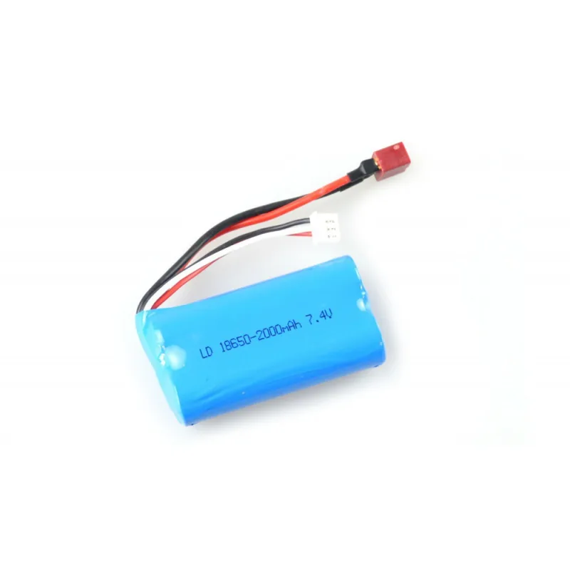 Akumulátor Li-Ion 7,4V / 2000 mAh, 2 články, T-plug + servisní kabel pro auta Across