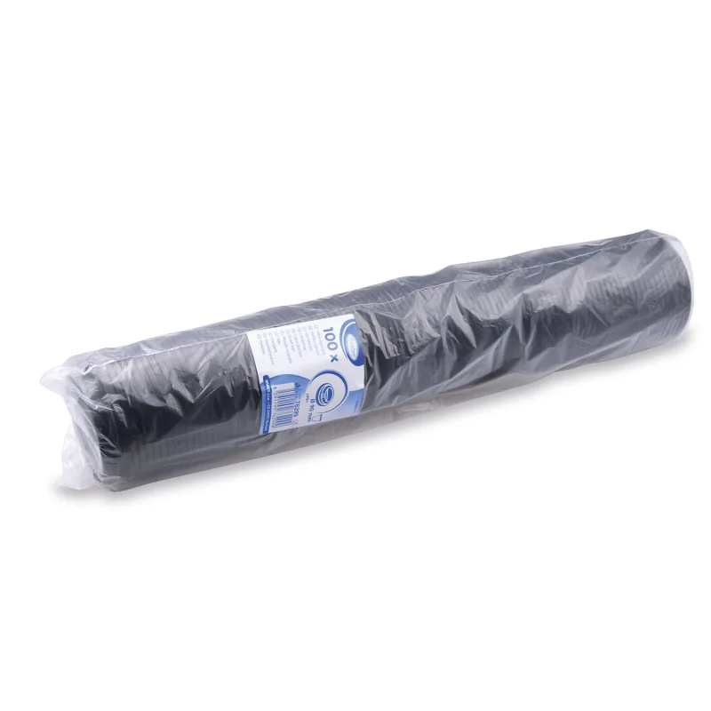 Víčko vypouklé černé pro papírové kelímky Ø 90 mm [100 ks] (76299)