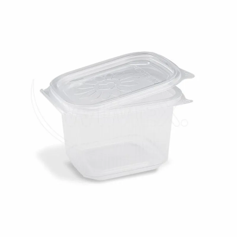 Miska oválná průhledná "Ripboxx Tiny" s víčkem 500 ml (PP) [50 ks] (PP828)