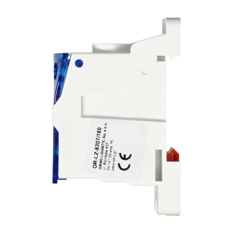 ORNO Distribučný blok 160A, vstupná svorka 1x16mm2 a 1x70mm2, výstupná svorka 6x16mm2, na DIN