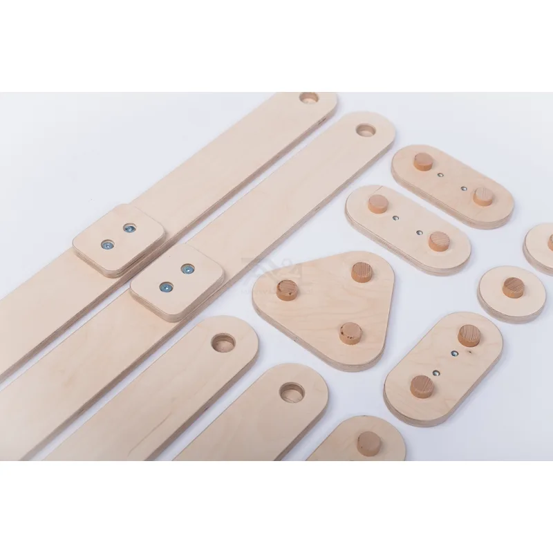 DAPAL Montessori balančná dráha Set balančných dosiek prírodných 1120 × 240 × 170 mm