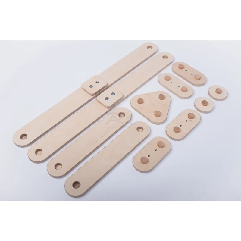 DAPAL Montessori balančná dráha Set balančných dosiek prírodných 1120 × 240 × 170 mm
