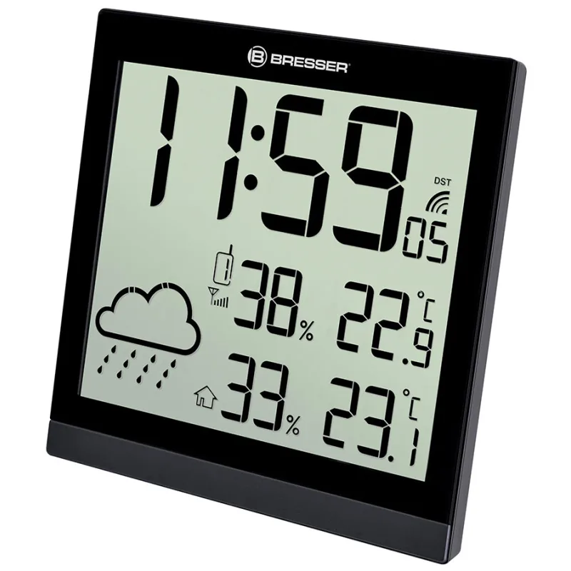 Meteostanica Bresser TemeoTrend JC LCD RC, čierna