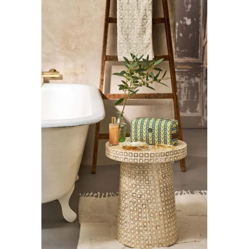 Pip Studio Coco Samba Stripe kosmetická taška, limetková