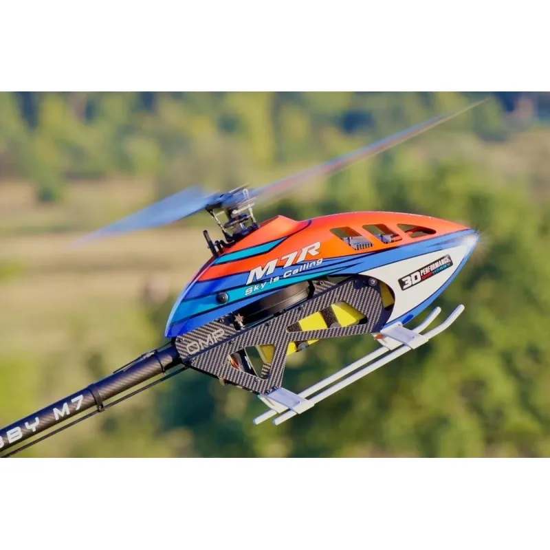 OMP M7R kits+blade+motor+ESC+Bt modul-zelená