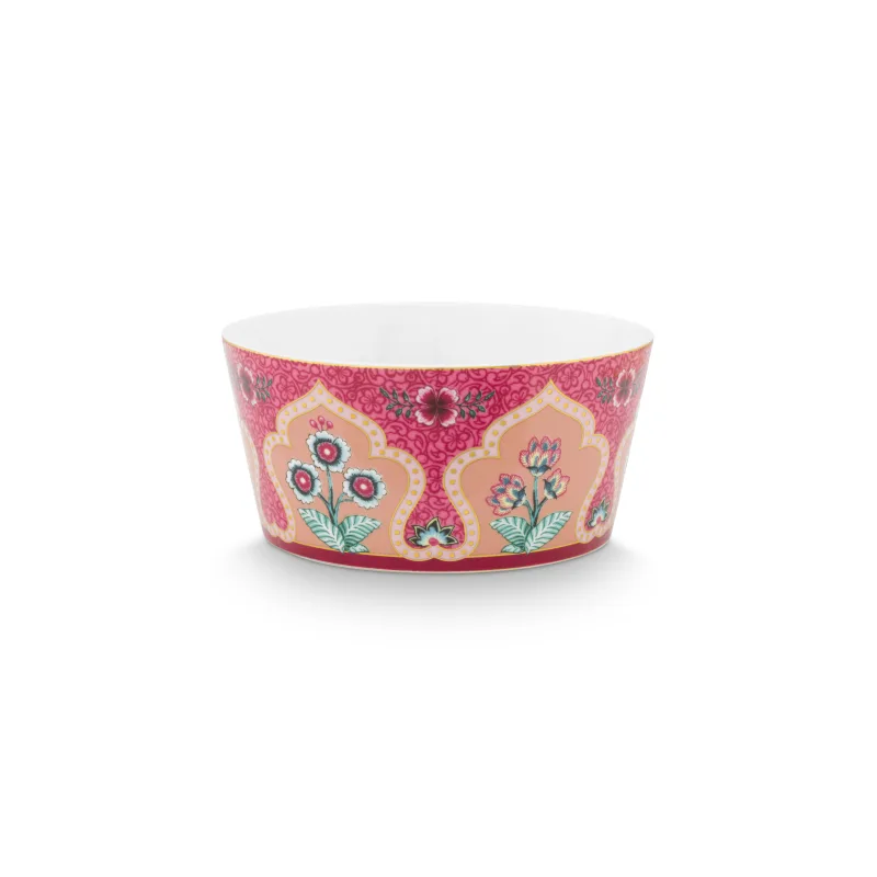 Pip Studio Flower Festival Oriental sada 4 kusů misek Ø12cm, růžová