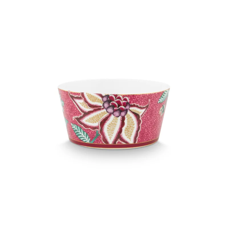 Pip Studio Flower Festival Oriental sada 4 kusů misek Ø12cm, růžová