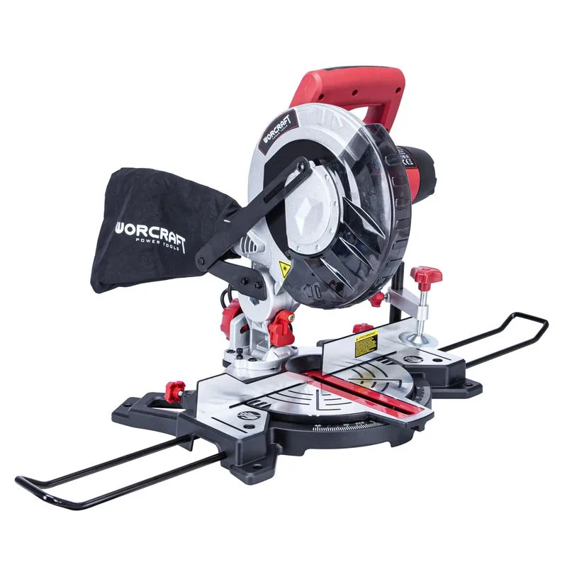 Pokosová píla s laserom Worcraft MST14-210, 210 mm, 1400W
