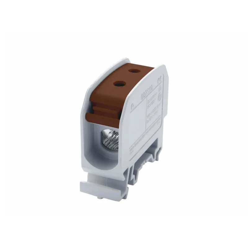 Univerzálna svorka SIMBLOCK STB 16 hnedá Al/Cu 1x16mm2 jednopólová, 2 otvory