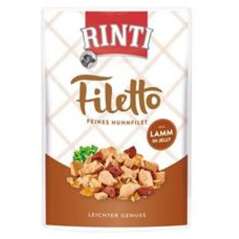 Rinti Dog Filetto kapsa kuře+jehně v želé 100 g