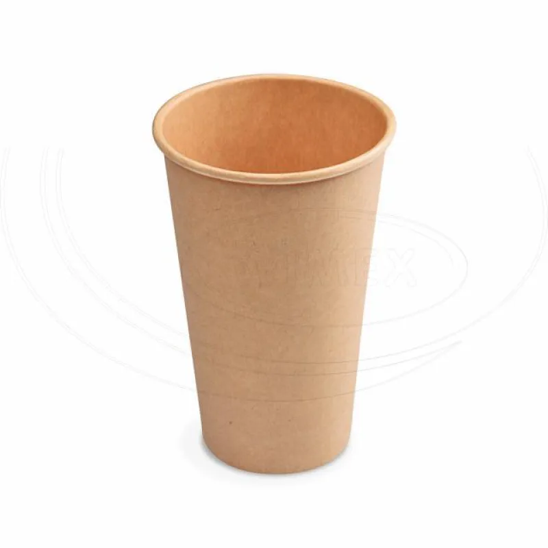 Papírový kelímek hnědý 510 ml, XL (Ø 90 mm) [50 ks] (76451)