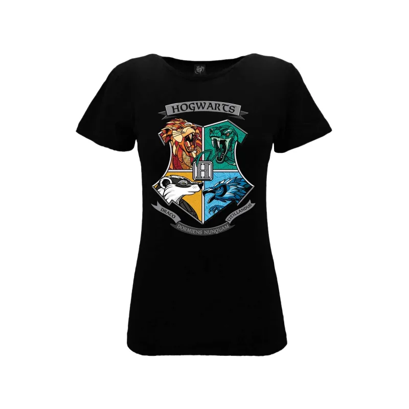 Harry Potter Hogwarts - Rokfort tričko čierne dámske - SKLADOM