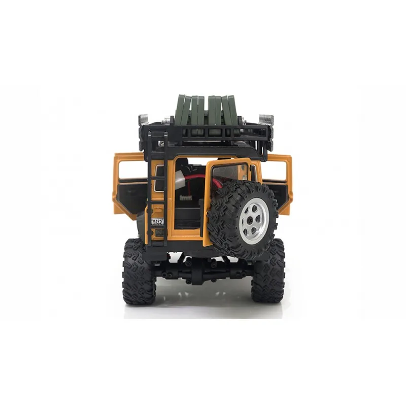 AMEWI D90X28 METALL Crawler 4WD 1:28 žlutá