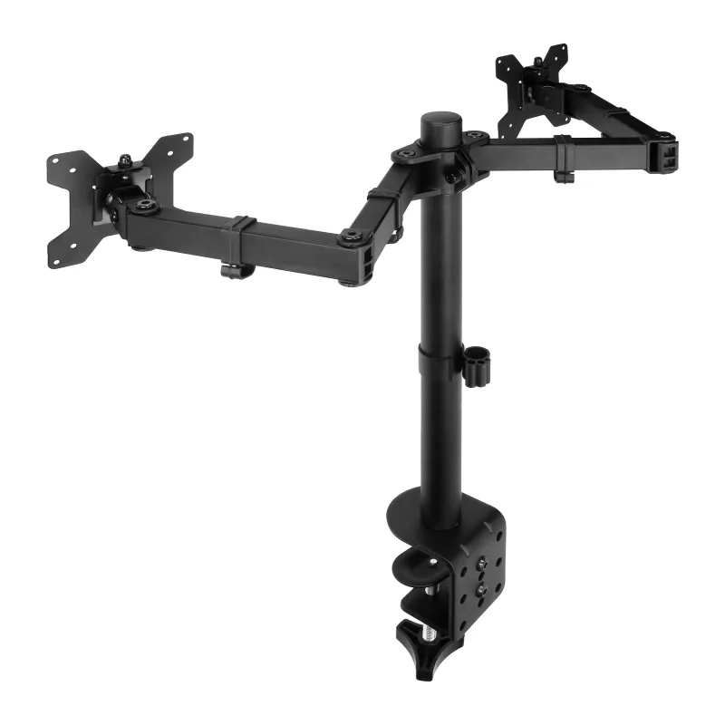 VIRONE Plne nastaviteľný stolový držiak pre dva monitory MH-4 pre veľkosť 13"-27″