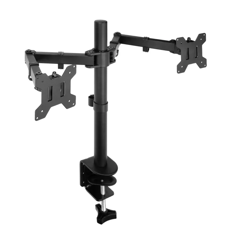 VIRONE Plne nastaviteľný stolový držiak pre dva monitory MH-4 pre veľkosť 13"-27″