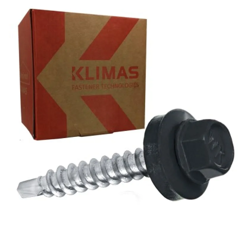 Klimas TEX 4,8 x 35 antracitová sivá RAL 7016, 250ks