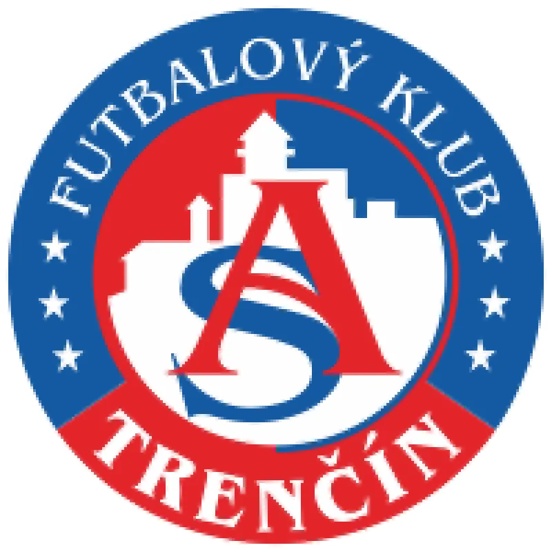 AS Trenčín nálepka 5 x 5 cm - SKLADOM