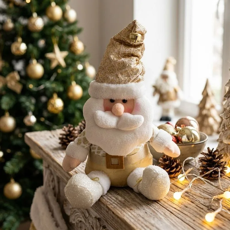 Vianočná dekorácia postavička Santa, 30 cm