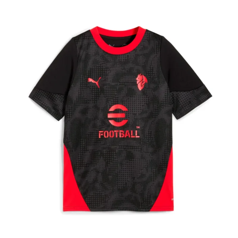 Puma AC Miláno (AC Milan) tréningový dres čierny detský 2025-2026
