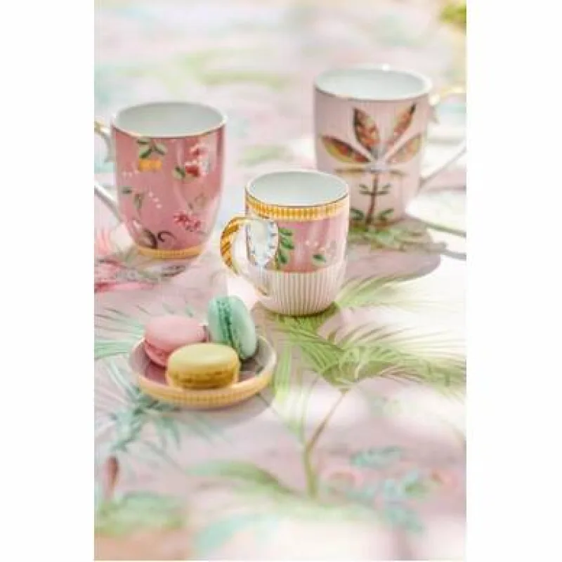 Pip Studio La Majorelle hrnek 350ml, růžový