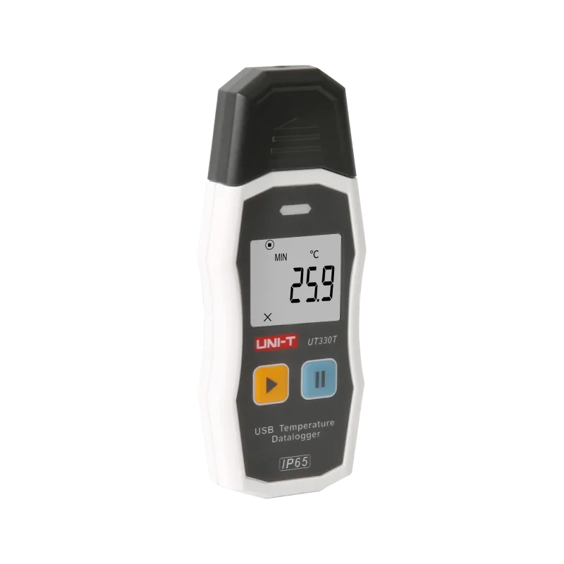 Digitálny priemyselný teplomer Uni-T UT330T od -30 °C do 70 °C 64 000 záznamov MIE0467
