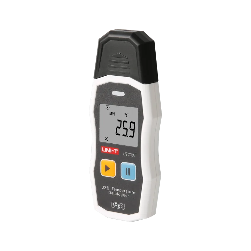 Digitálny priemyselný teplomer Uni-T UT330T od -30 °C do 70 °C 64 000 záznamov MIE0467