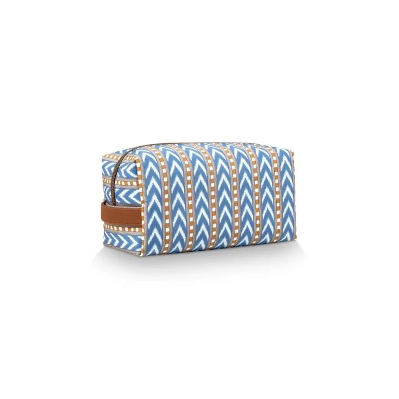 Pip Studio Coco Samba Stripe kosmetická taška, modrá
