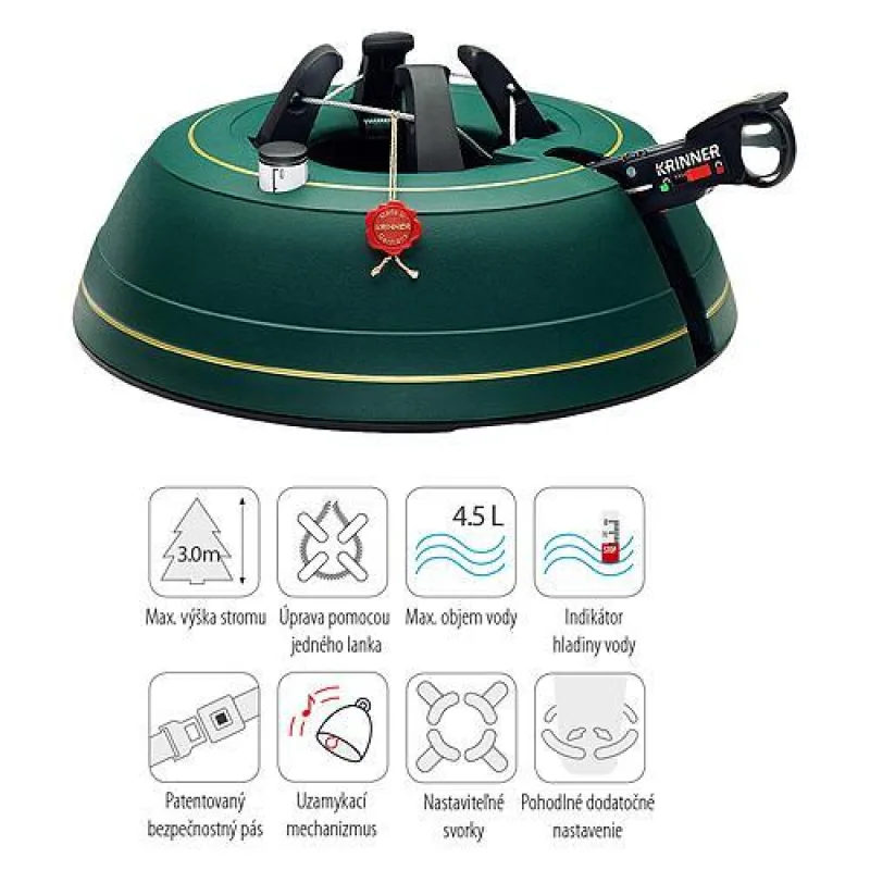 Stojan na stromček KRINNER Premium XL, 3.0 m, 4.5 l