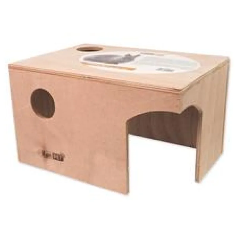 Domeček EPIC PET dřevěný S - 13cm