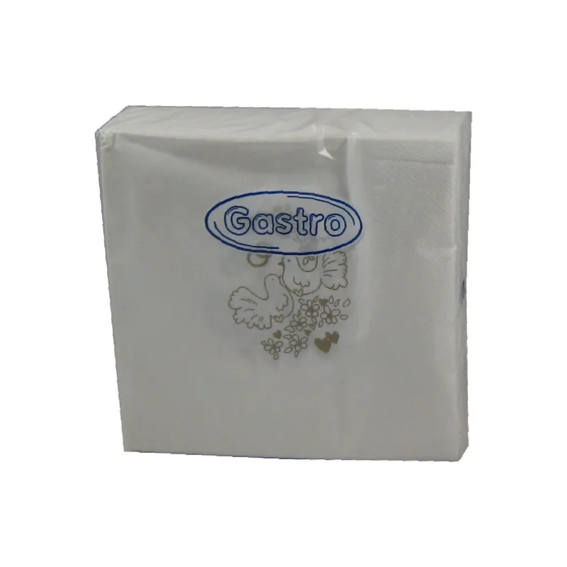 Ubrousky SVATBA 2-vrstvé 33 x 33 cm [50 ks] (82102-11N)
