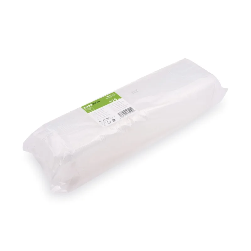 Miska hranatá průhledná 125 ml (PP) [100 ks] (77312)