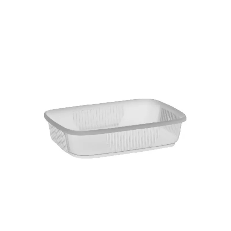 Miska hranatá průhledná 125 ml (PP) [100 ks] (77312)