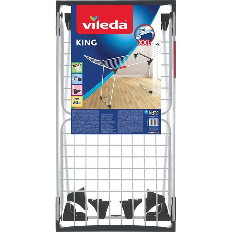 Sušiak na prádlo Vileda King, na bielizeň, skladací, 20 m
