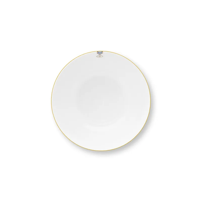 Pip Studio Pip Chique Stripes miska ∅15.5cm, růžovo-zelená
